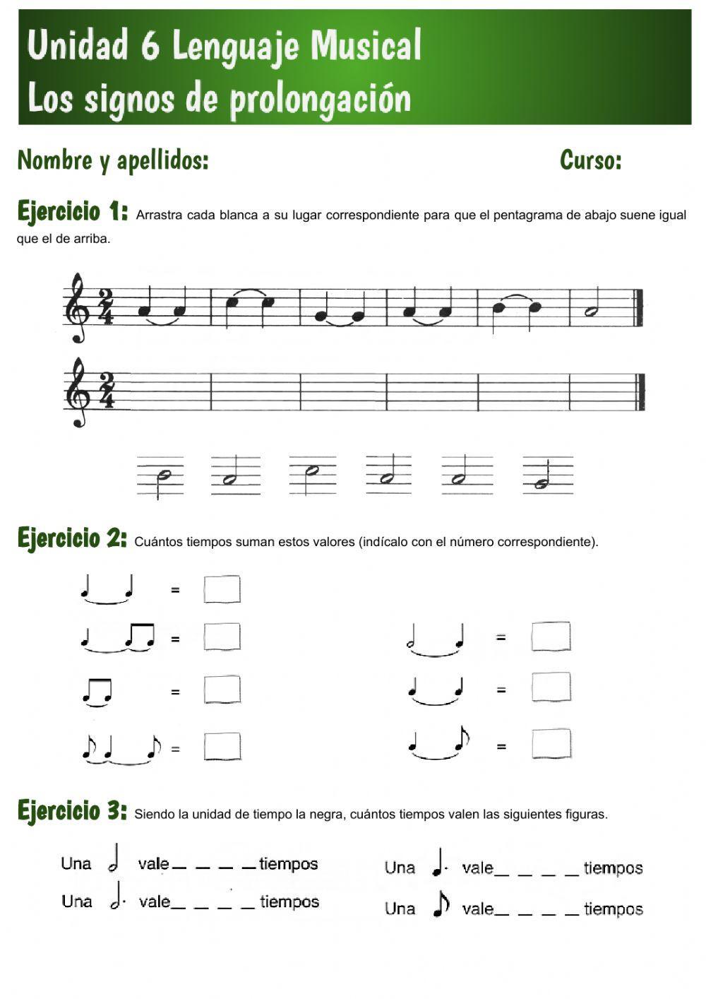 Unidad 6 Los signos de prolongación