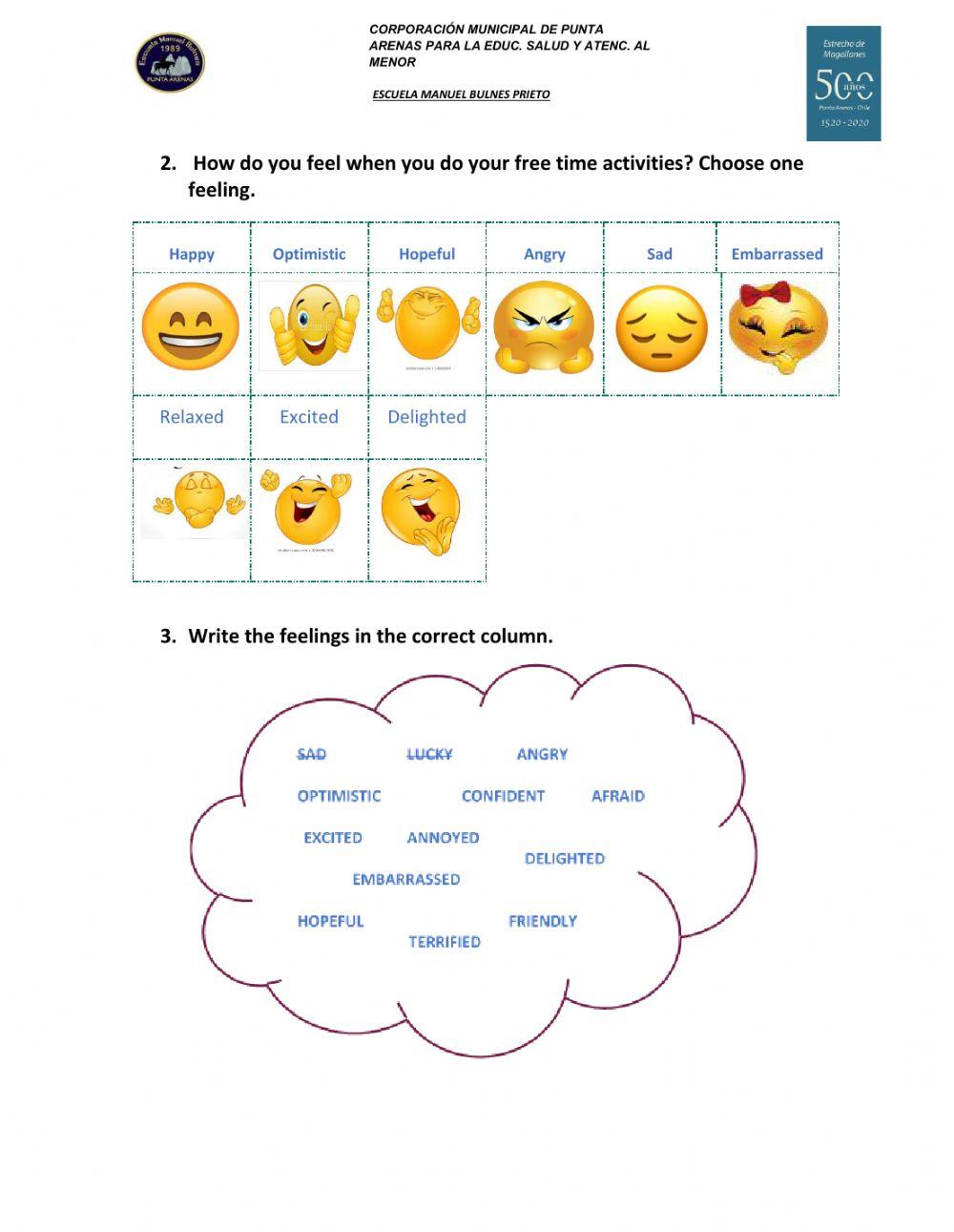 Free time activities