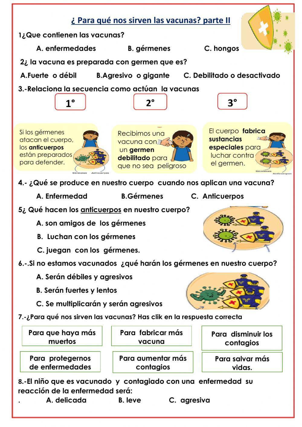 ¿para que nos sirven las vacunas?II