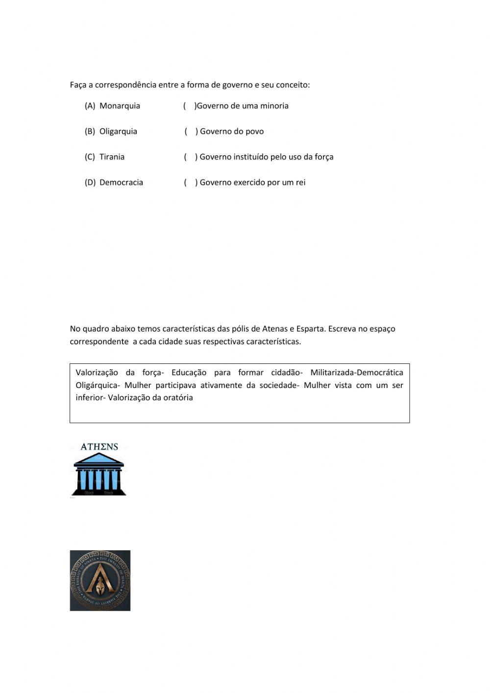 Revisão Grécia Antiga