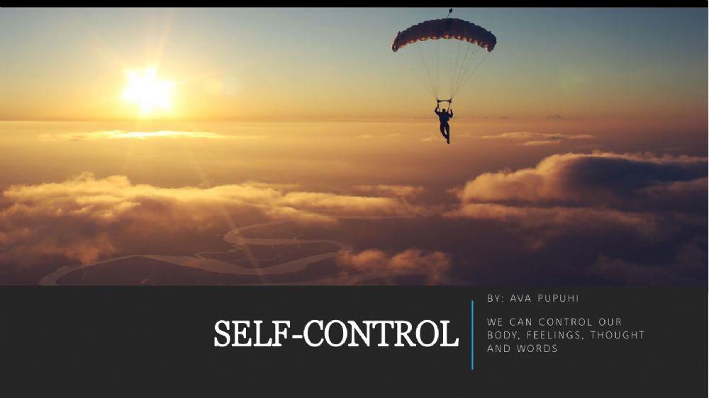 Self control