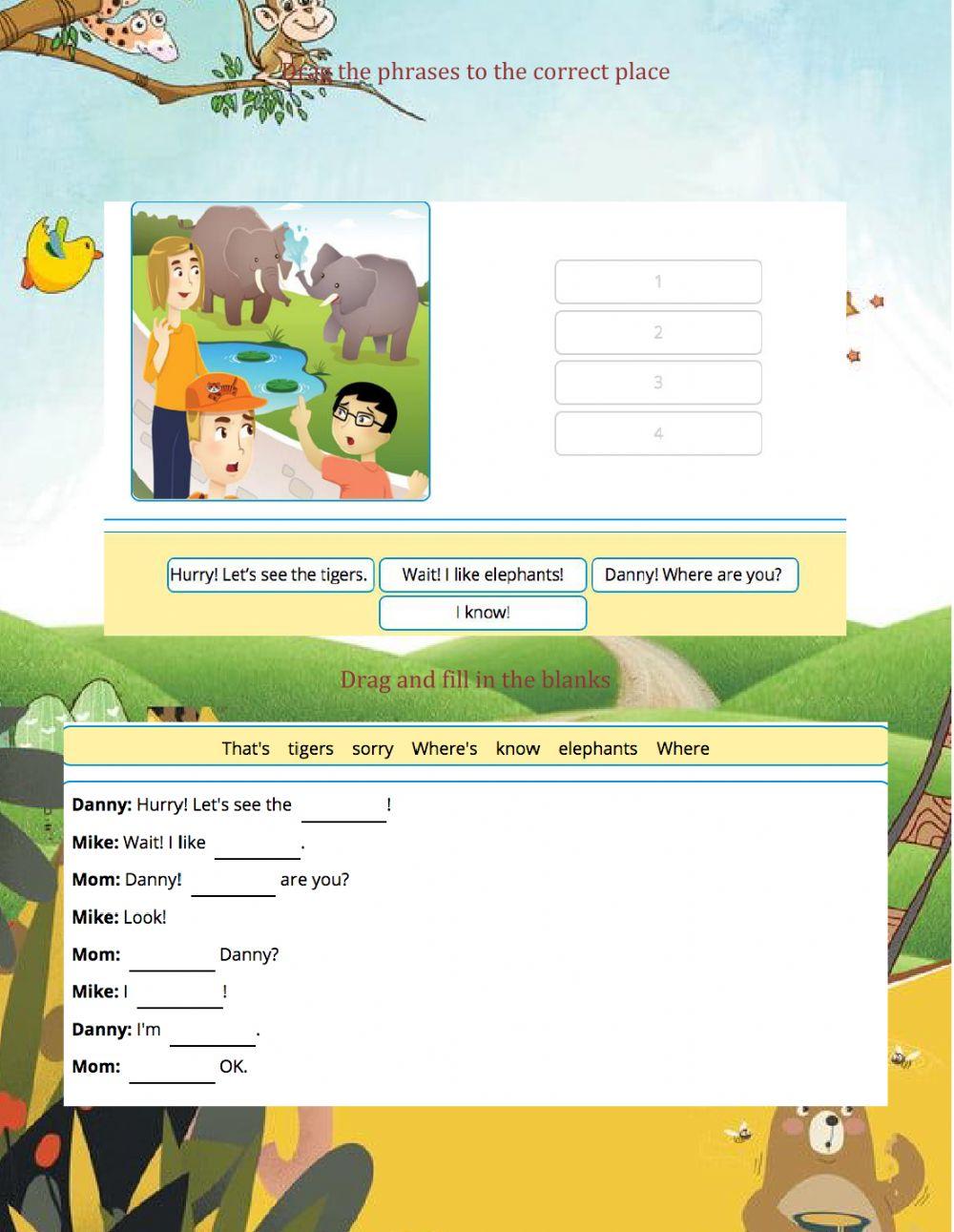 Practice: Story-Where's Danny?