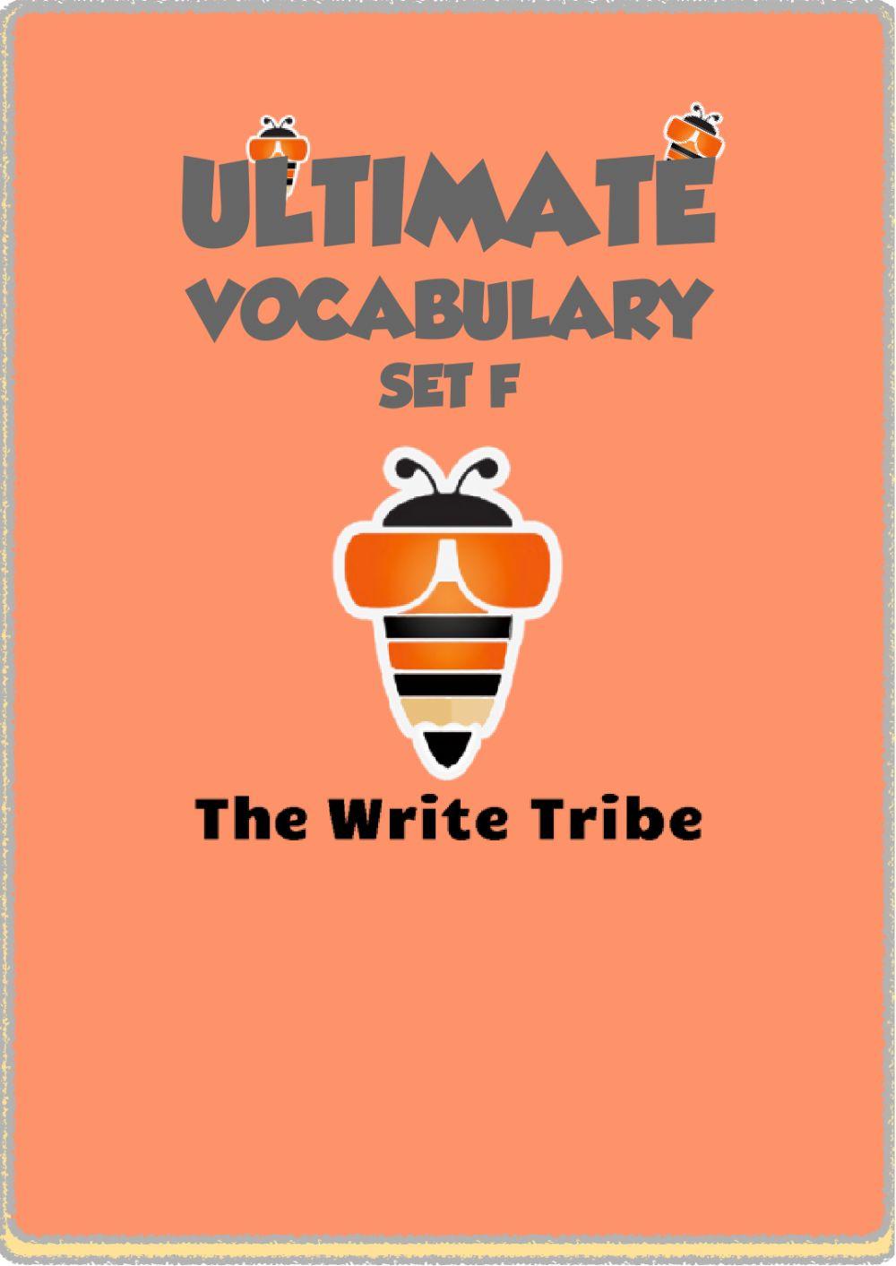Vocabulary workbook p3-4 Part F