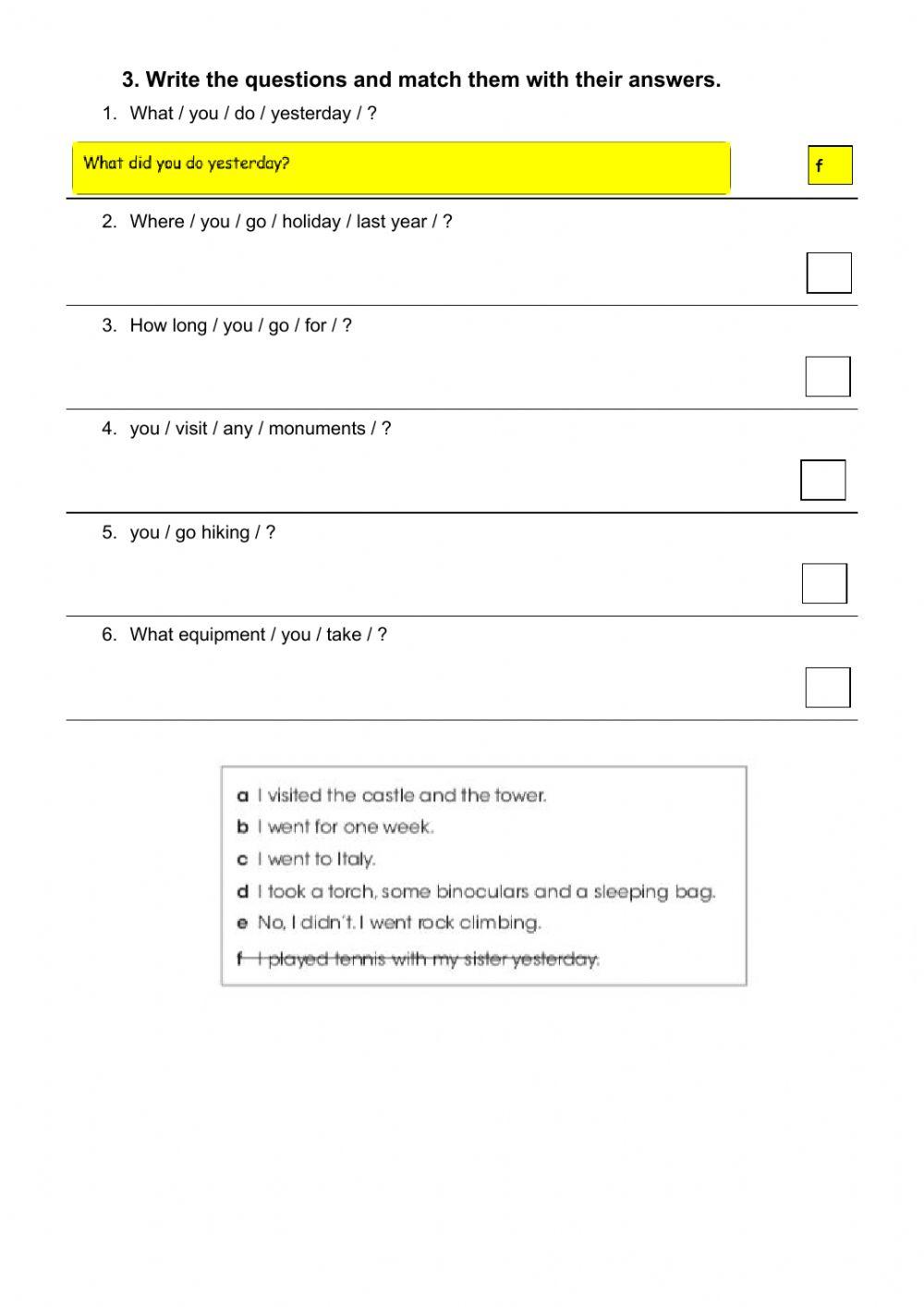 English review test English review test