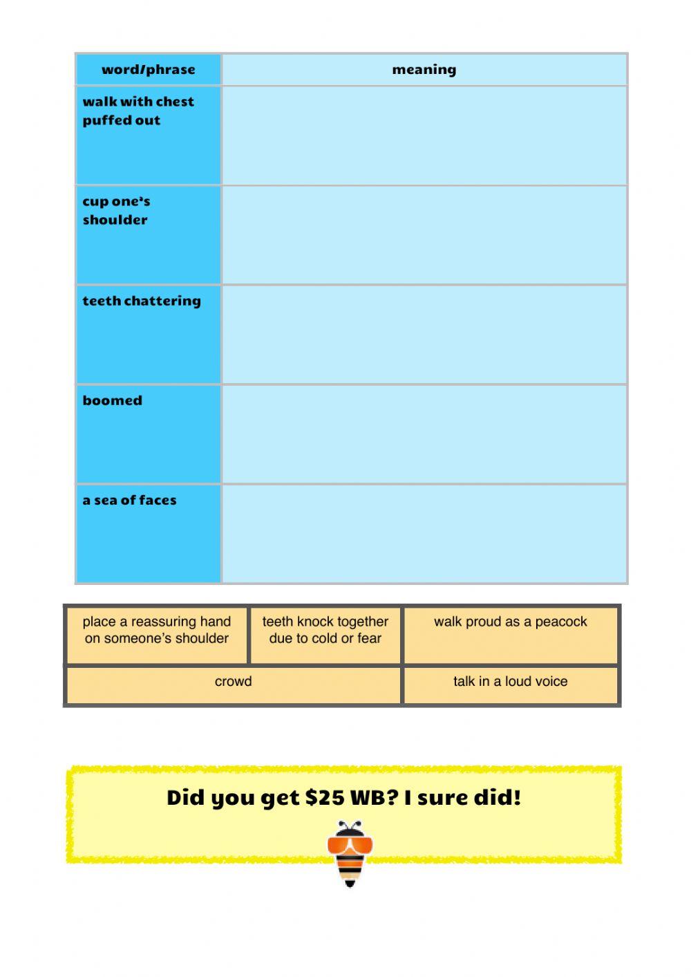 Vocabulary workbook p3-4 Part i