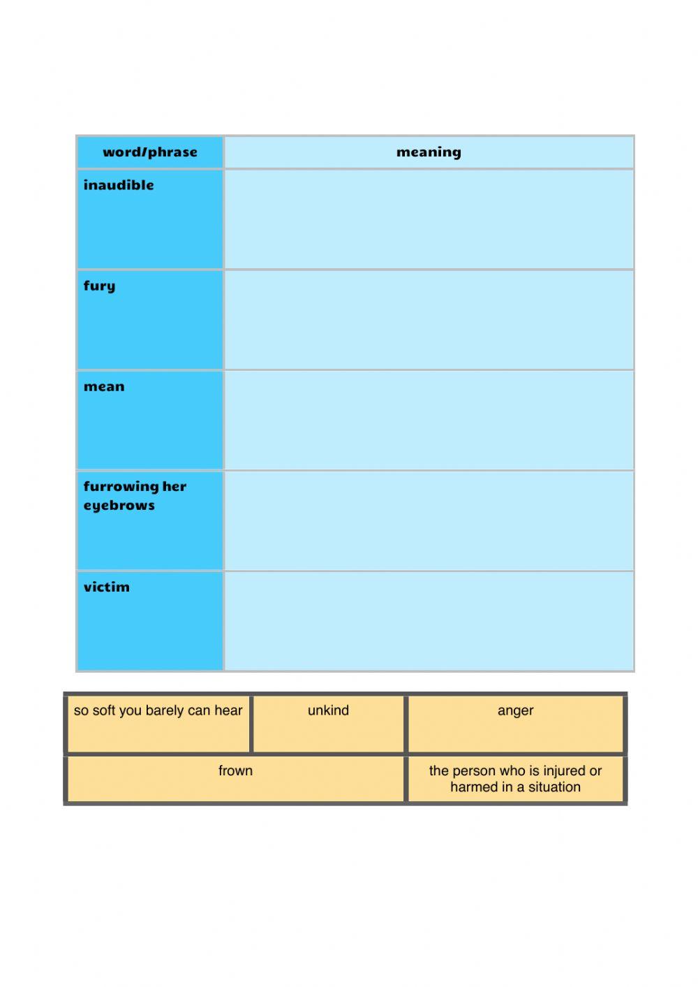 Vocabulary workbook p3-4 Part J