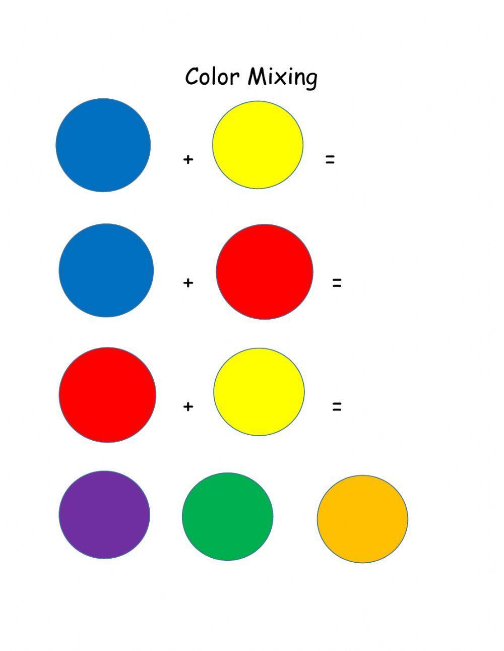 378108 | Color Mixing | karigriswold | LiveWorksheets