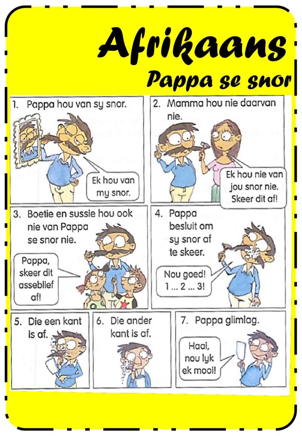 Afrikaans - Pappa se snor C