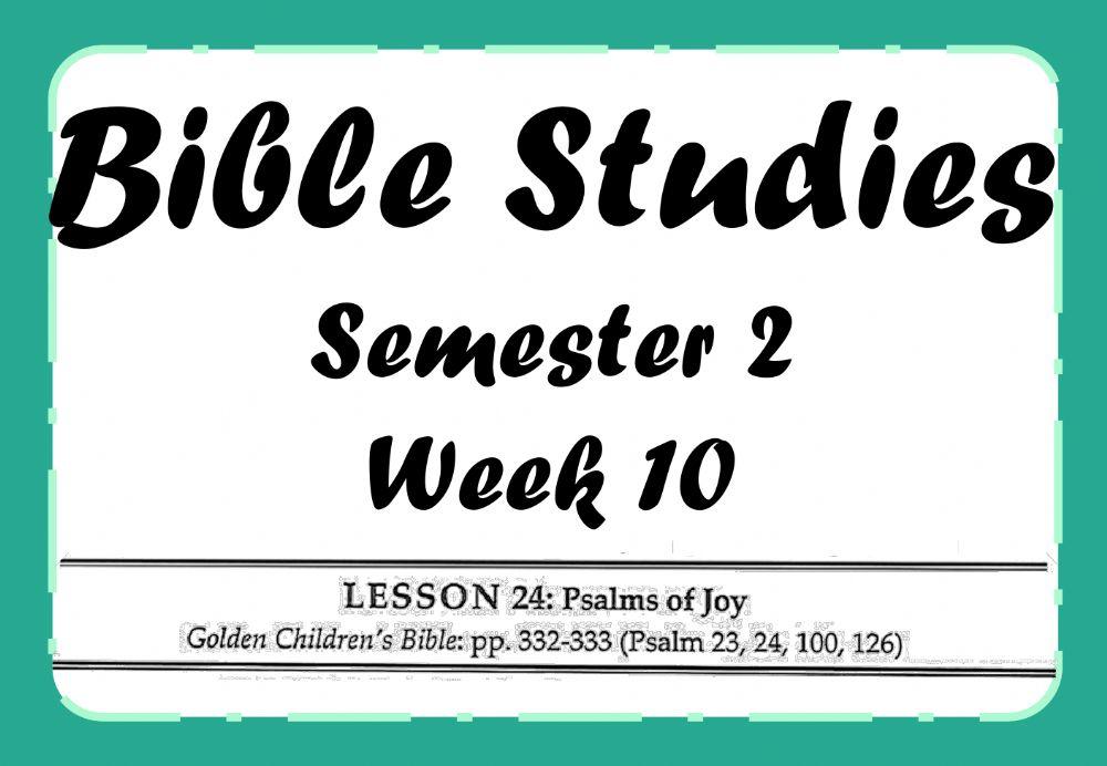 Bible Lesson 24 Map Work