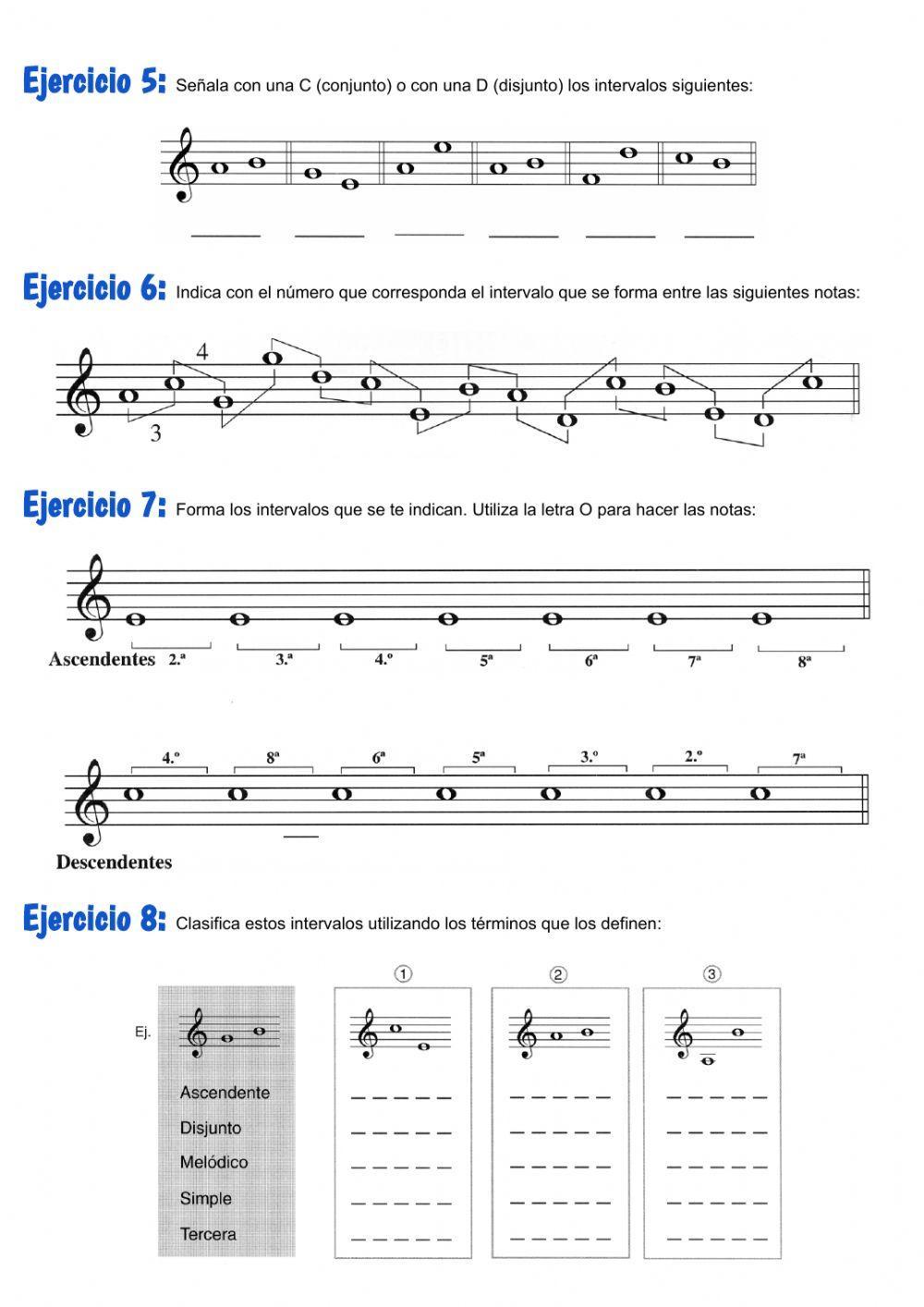 Unidad 3.1 Los intervalos, las escalas y las alteraciones