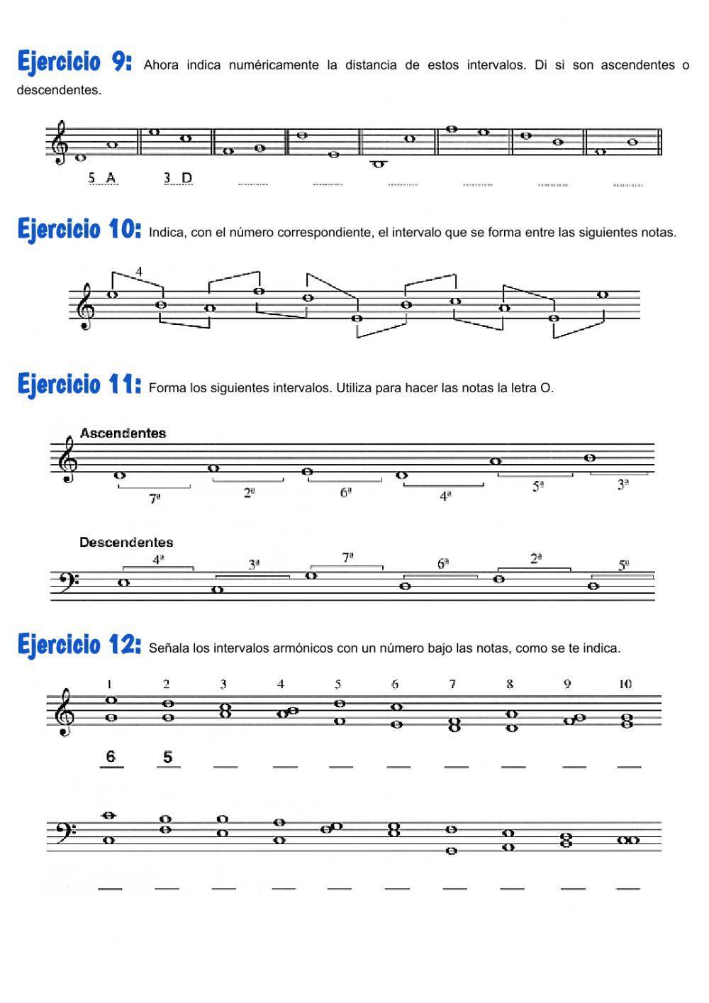 Unidad 3.1 Los intervalos, las escalas y las alteraciones