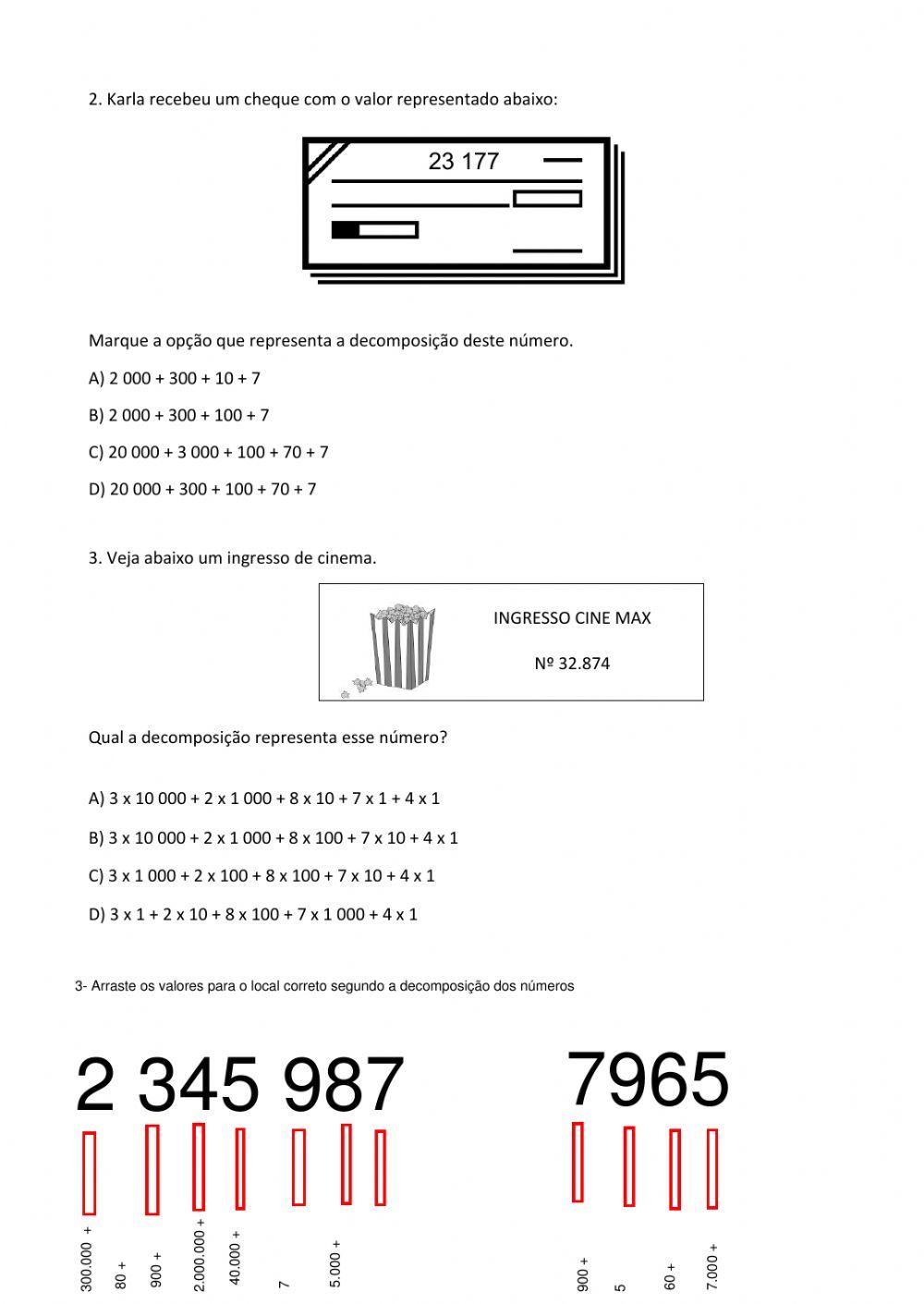 Decomposição de números