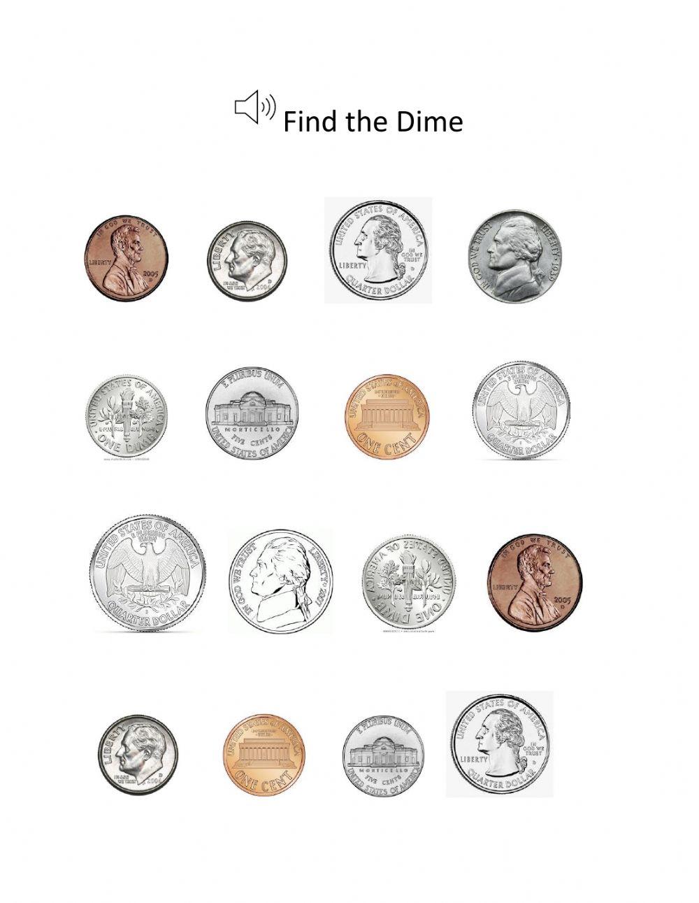 Find the dime