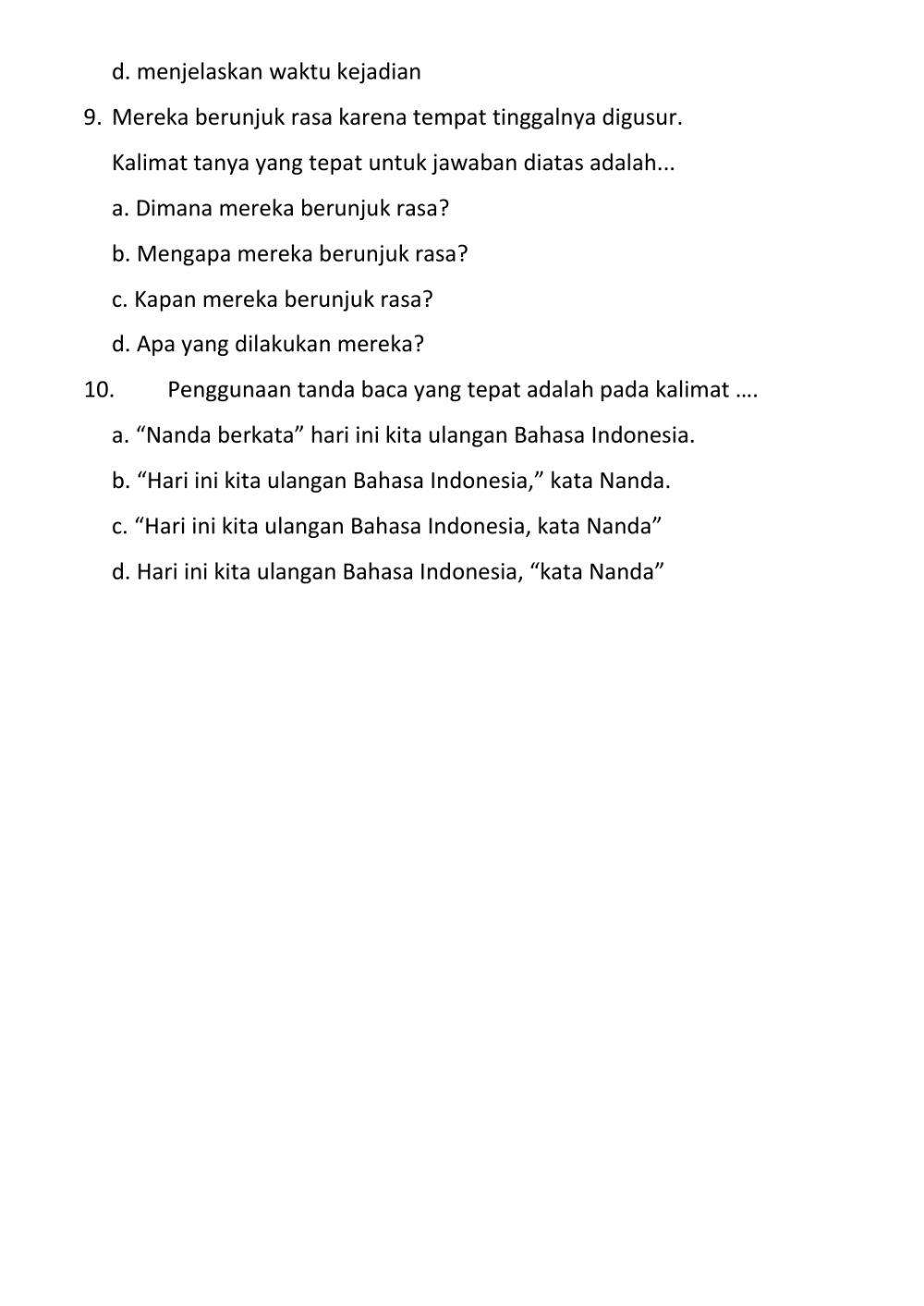 Bahasa Indonesia P4