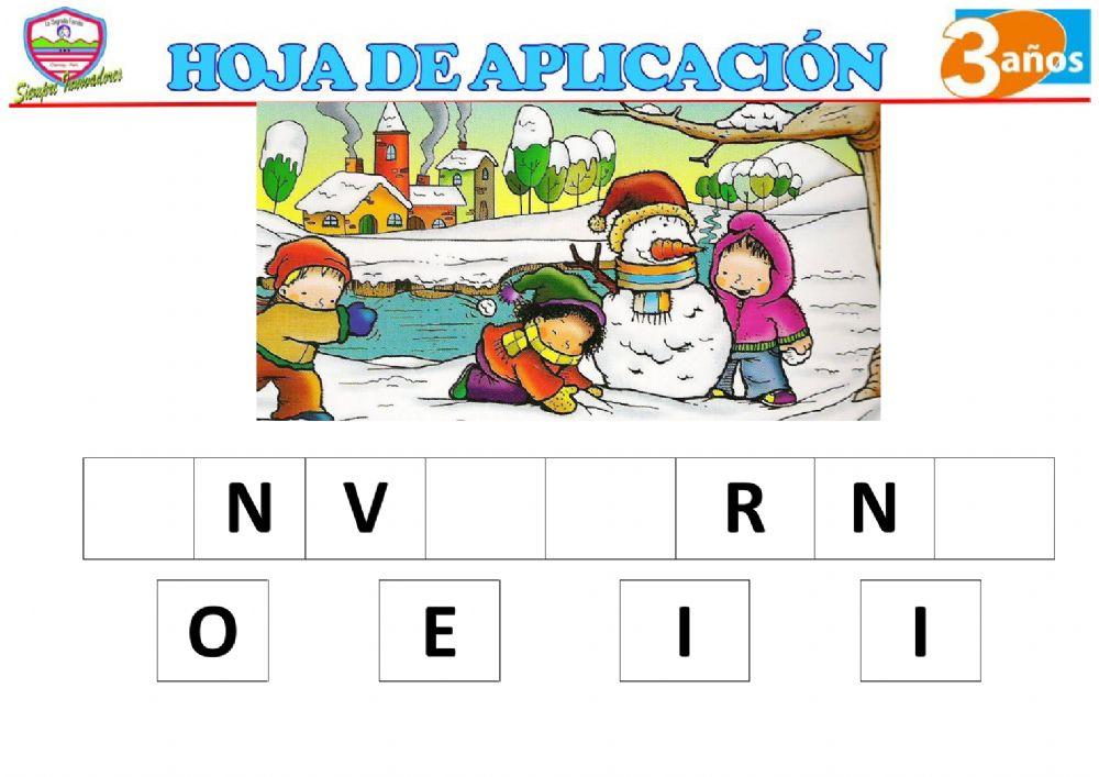 Las estaciones - vocales