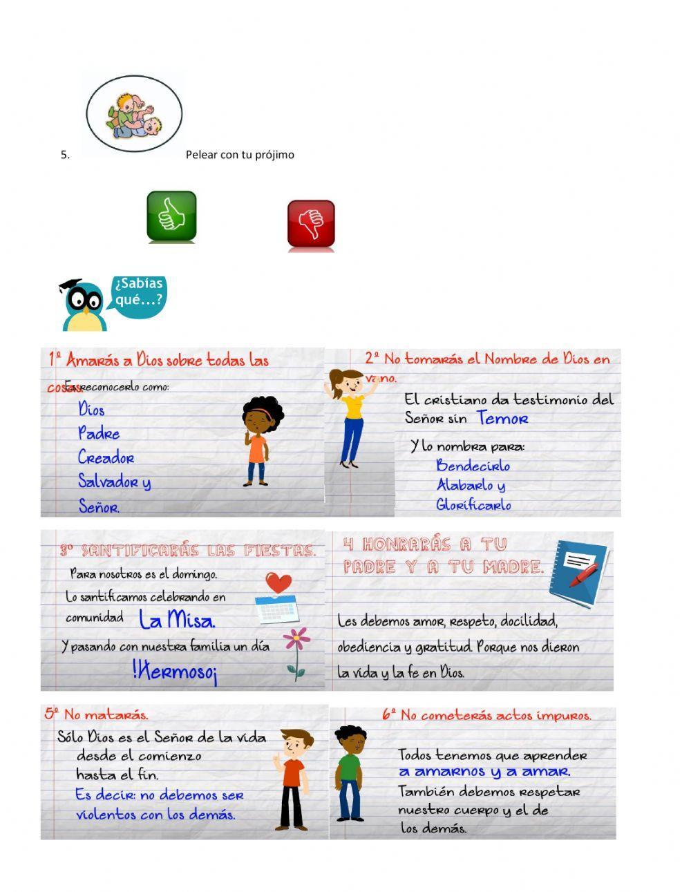 Mandamientos de la Ley de Dios Mandamientos de la Ley de Dios