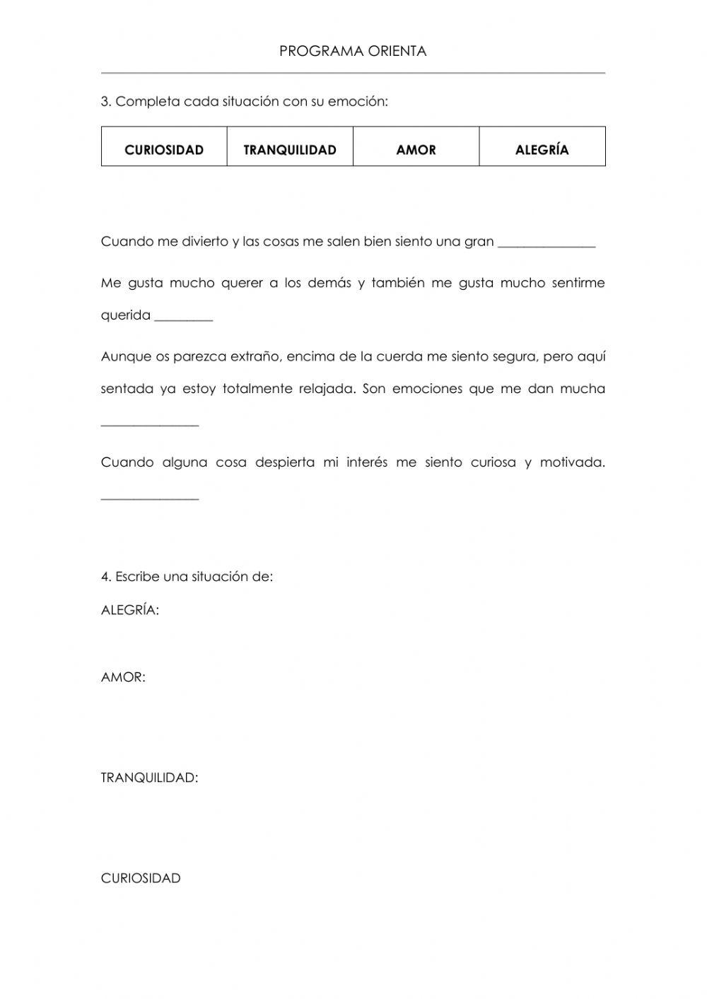 Emociones y sentimientos