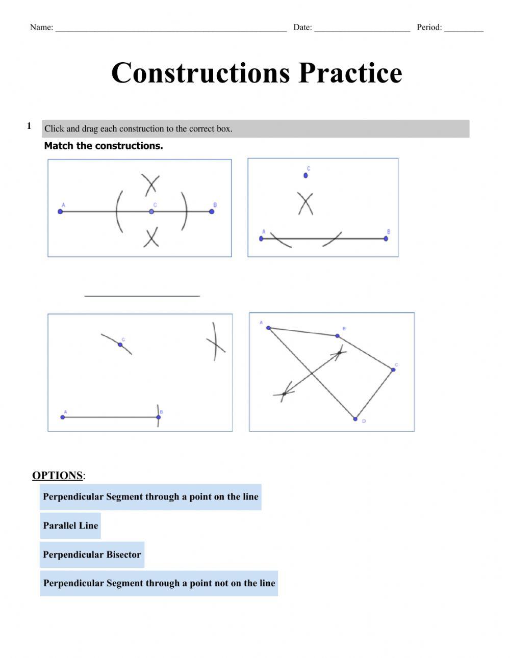 Constructions Practice