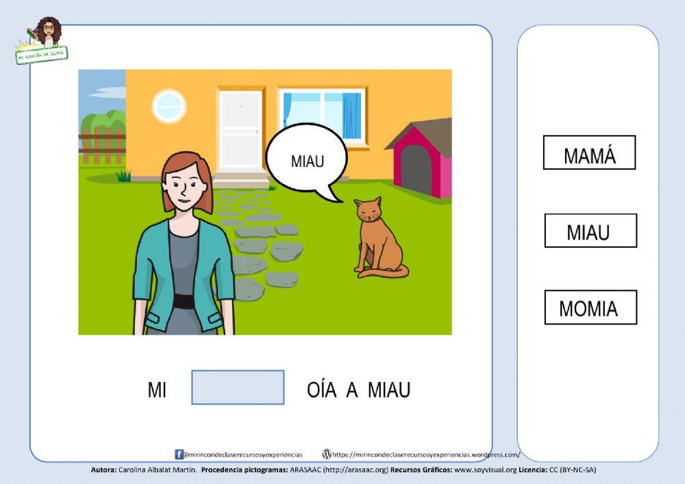 Mi mamá oía a miau