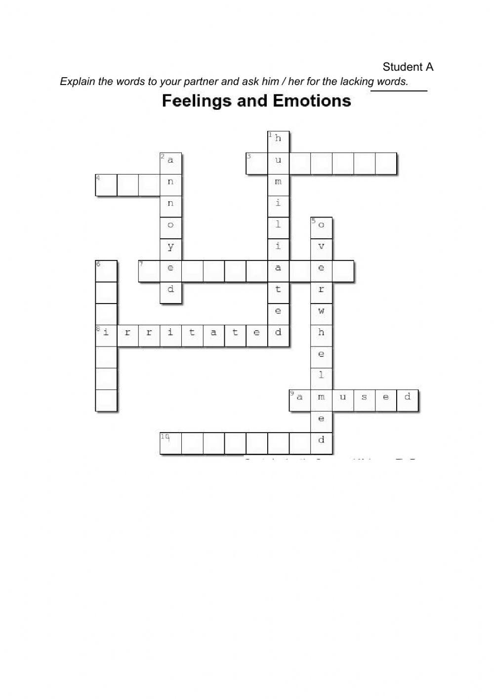 Feeling and Emotions