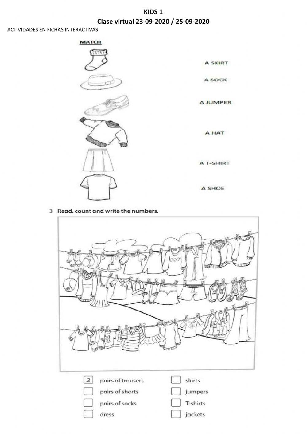 Superminds clothes unit 7