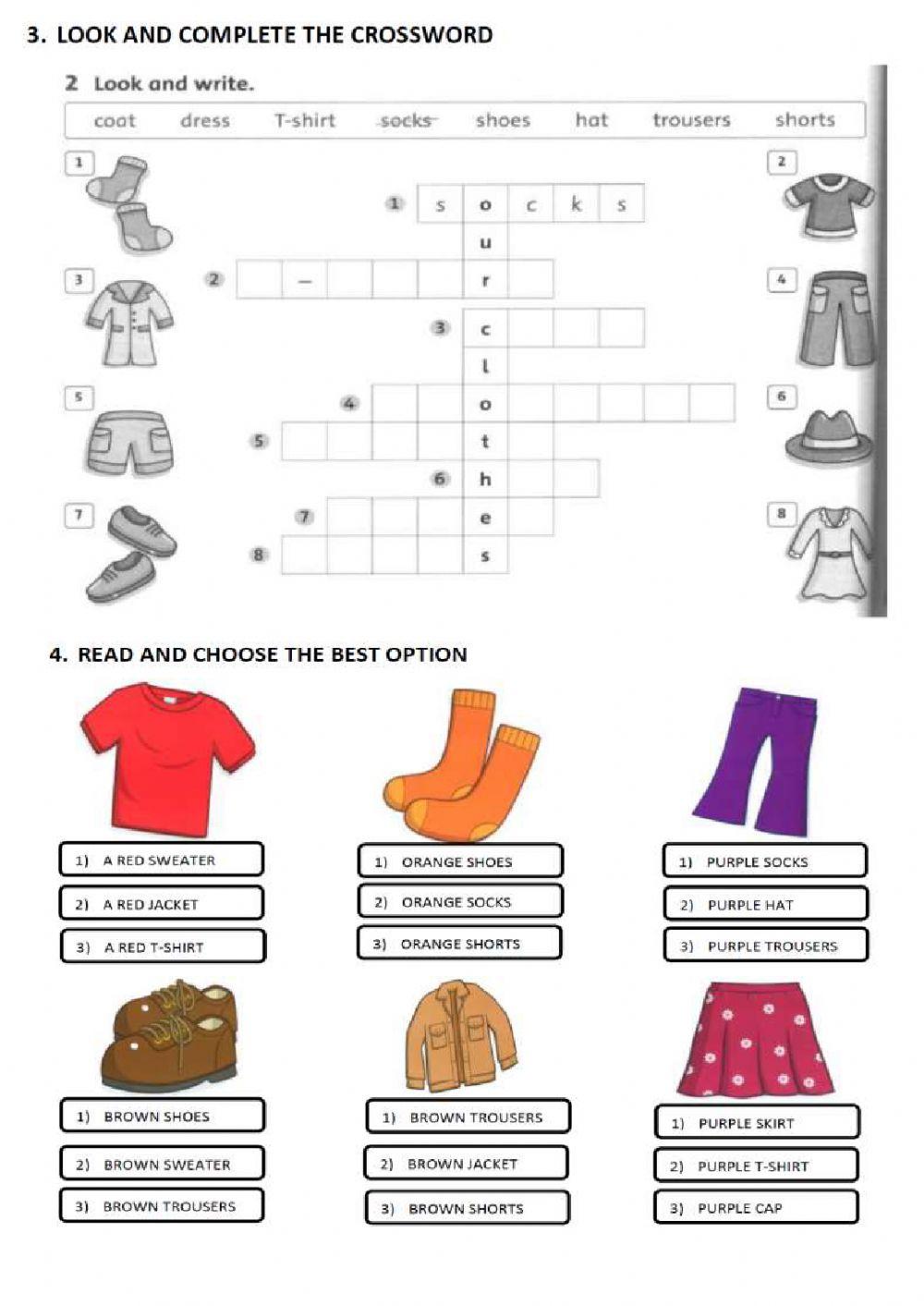 Superminds clothes unit 7