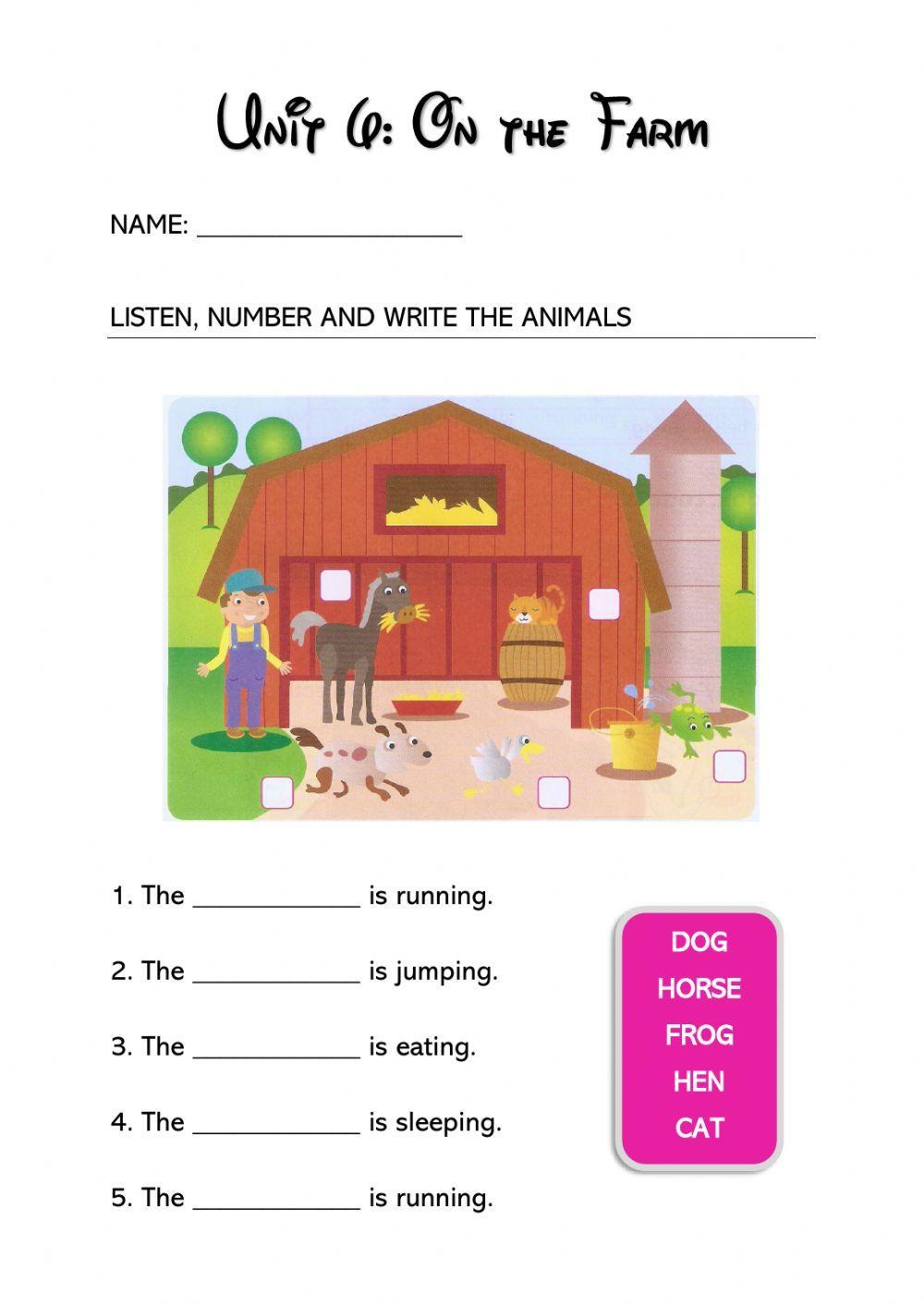 Practice - On the Farm