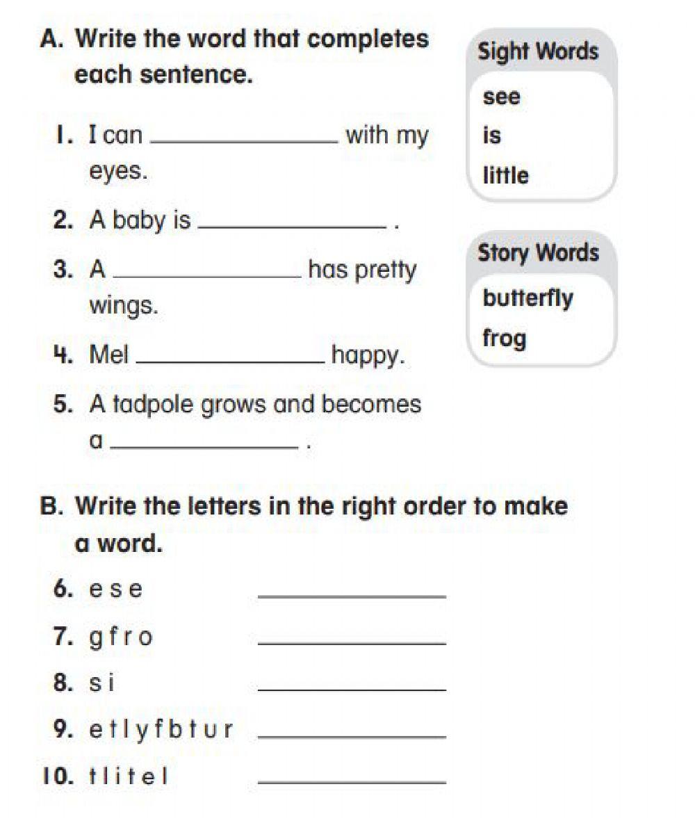 Sight words