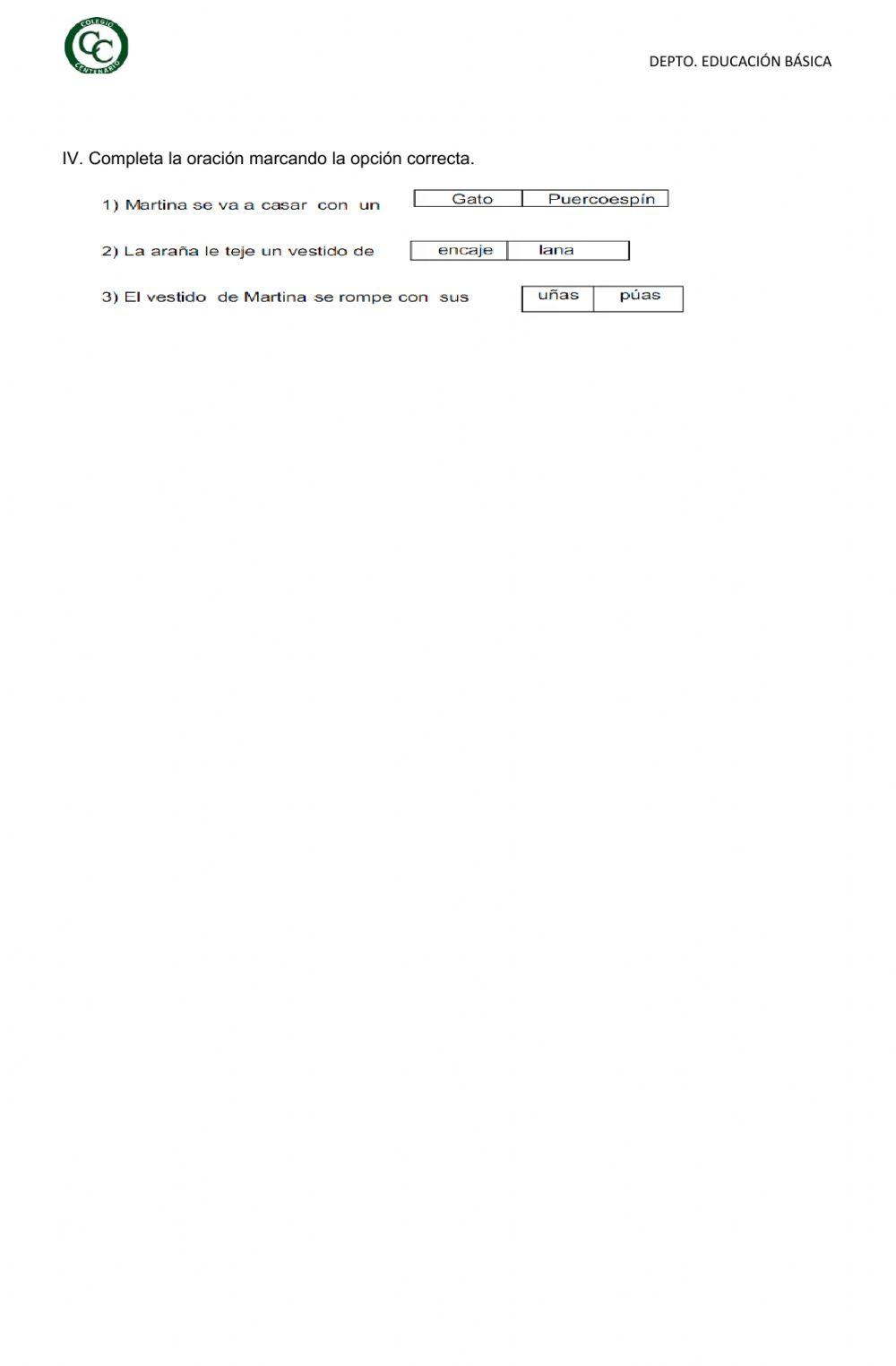 El problema de Martina