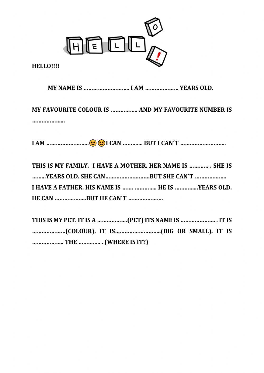 Writing Aim 1st Grade Practice