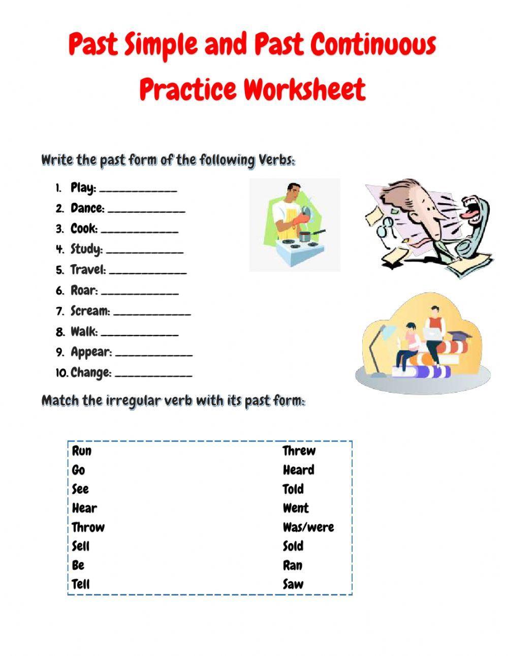 Past Simple and Past Continuous Practice