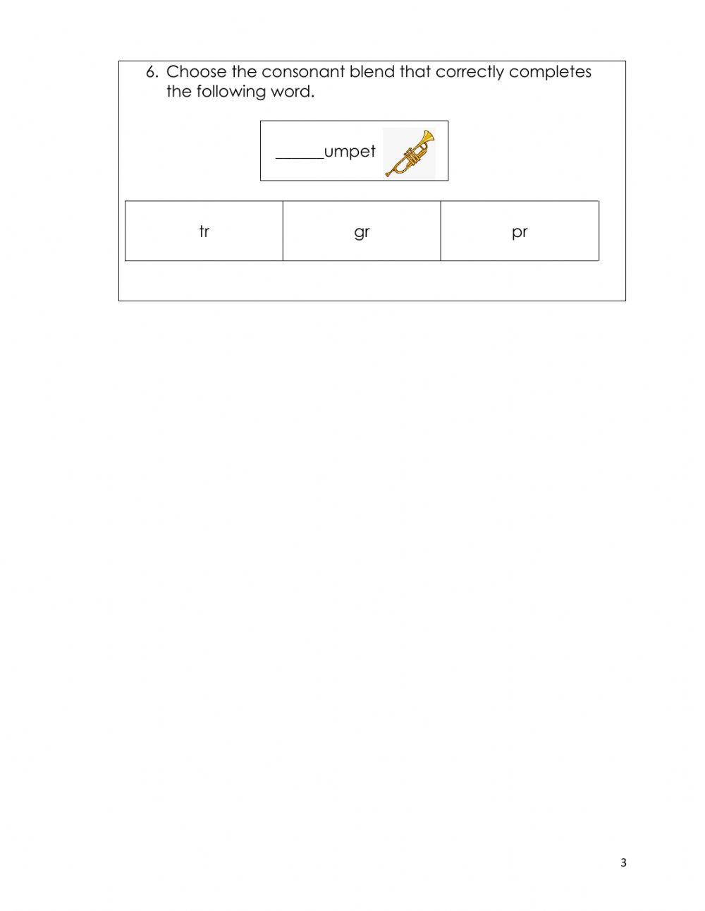 Reading Quiz October