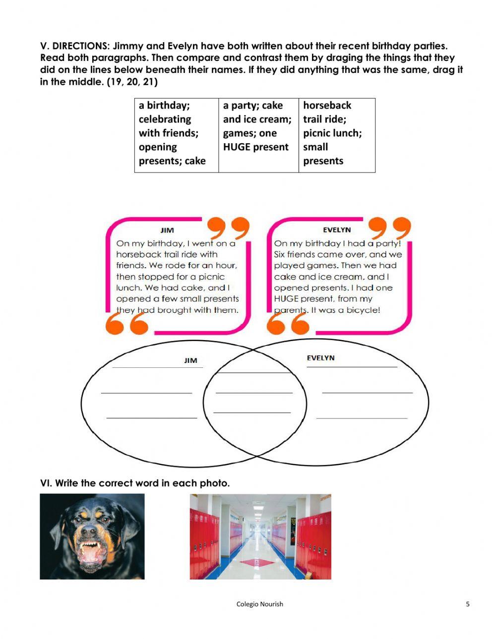 Reading Exam September
