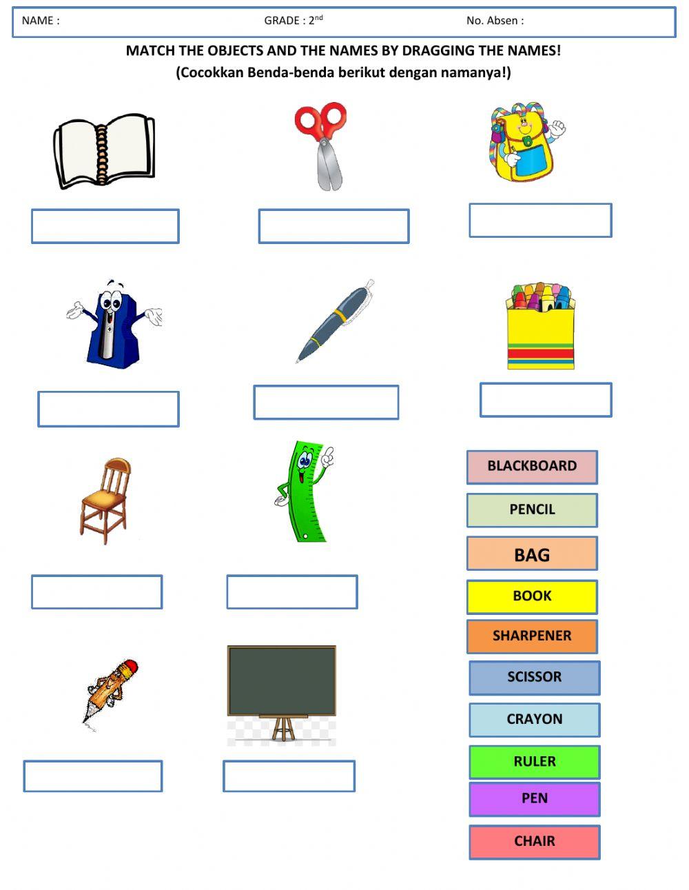 Things in the classroom