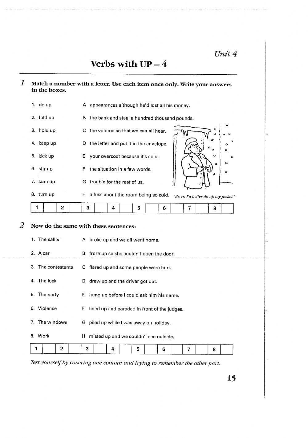 Phrasal Verbs with up