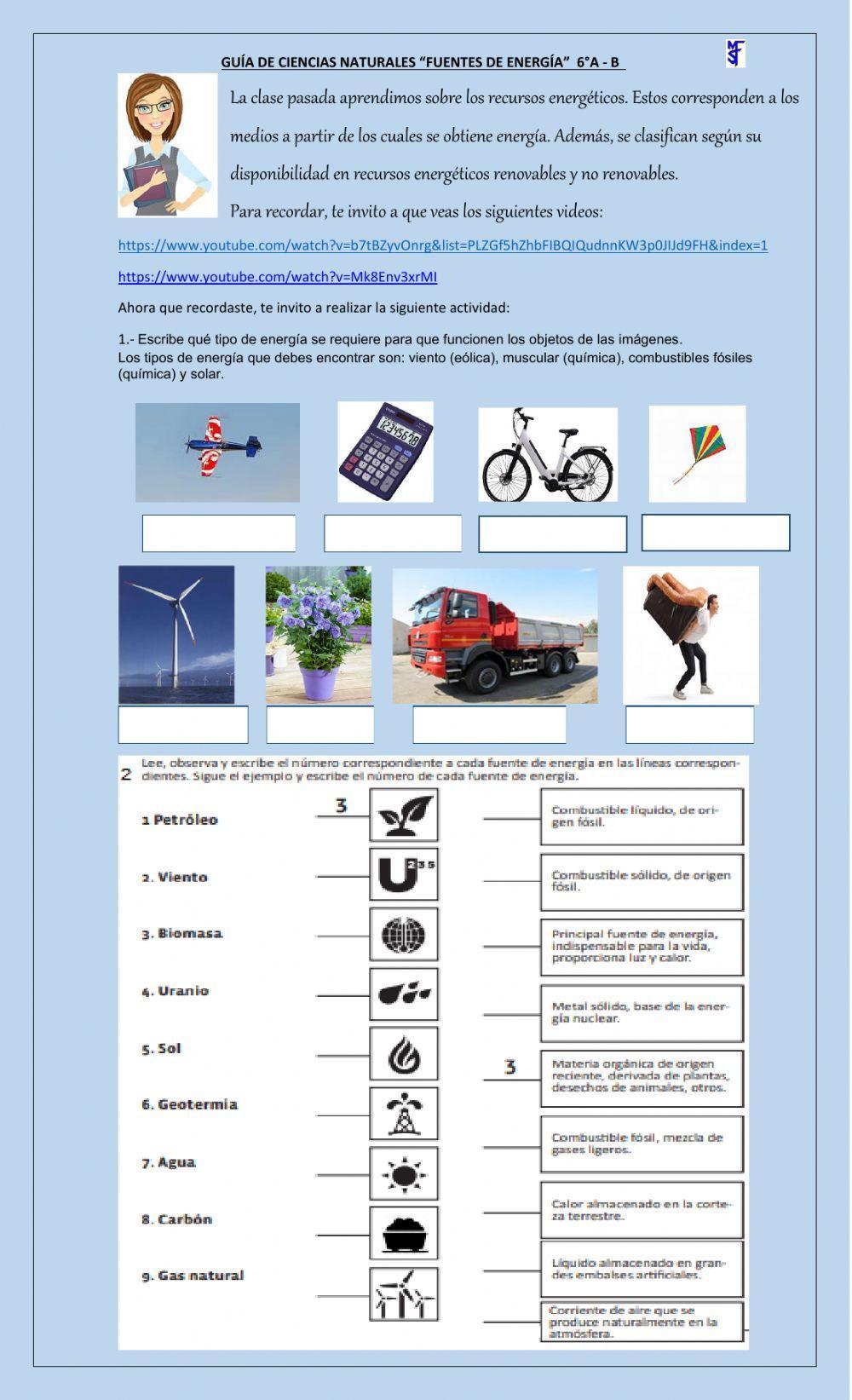Manifestaciones de la energía