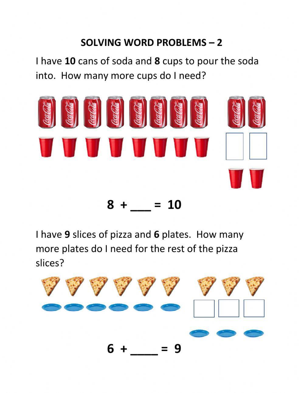 Solving Word Problems - 2