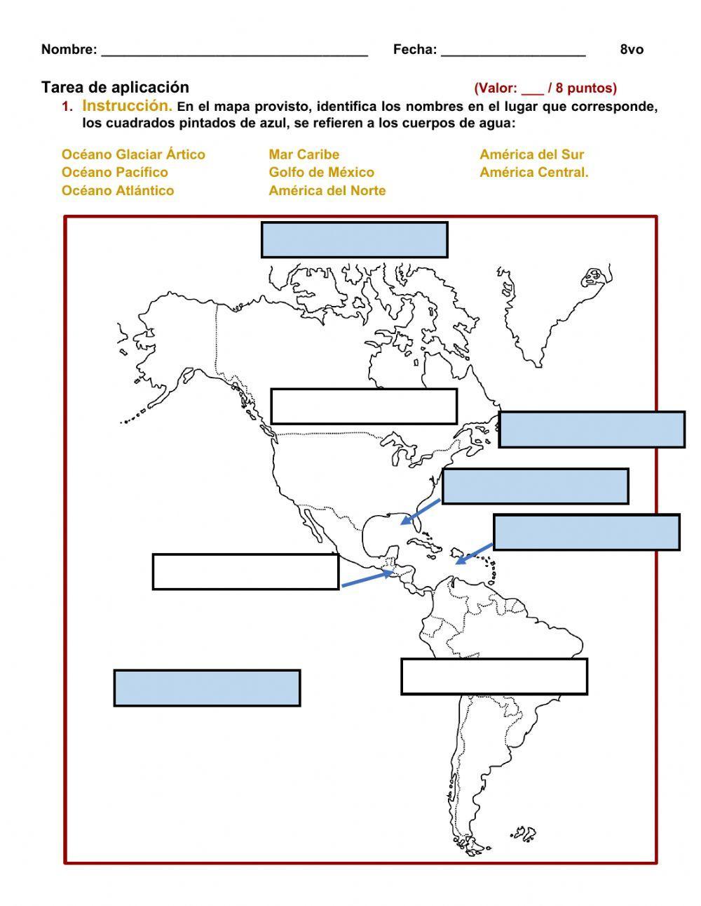 Límites Geográficos de América e Identificación de Subcontinentes