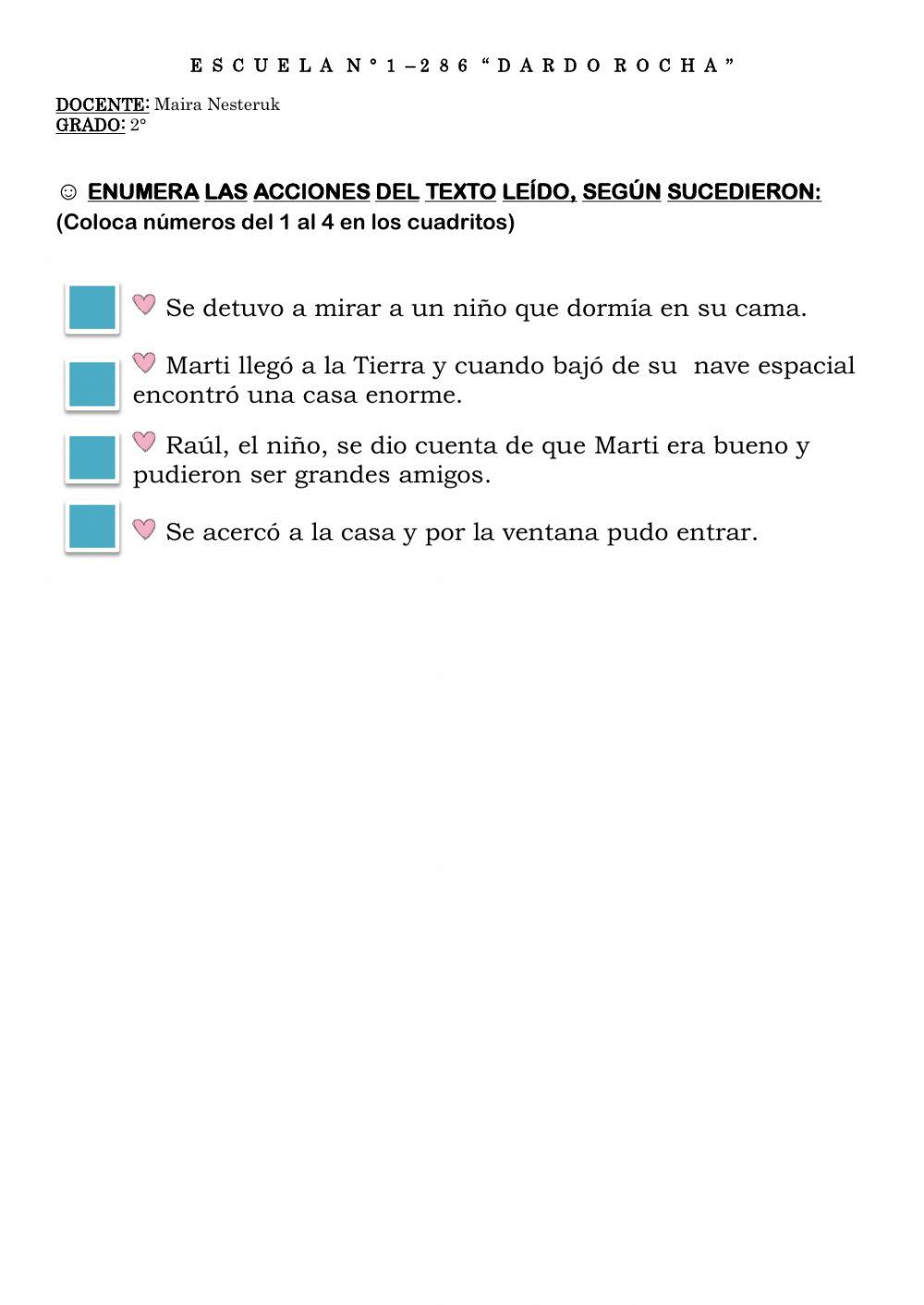 LA NAVE ESPACIAL (repaso)