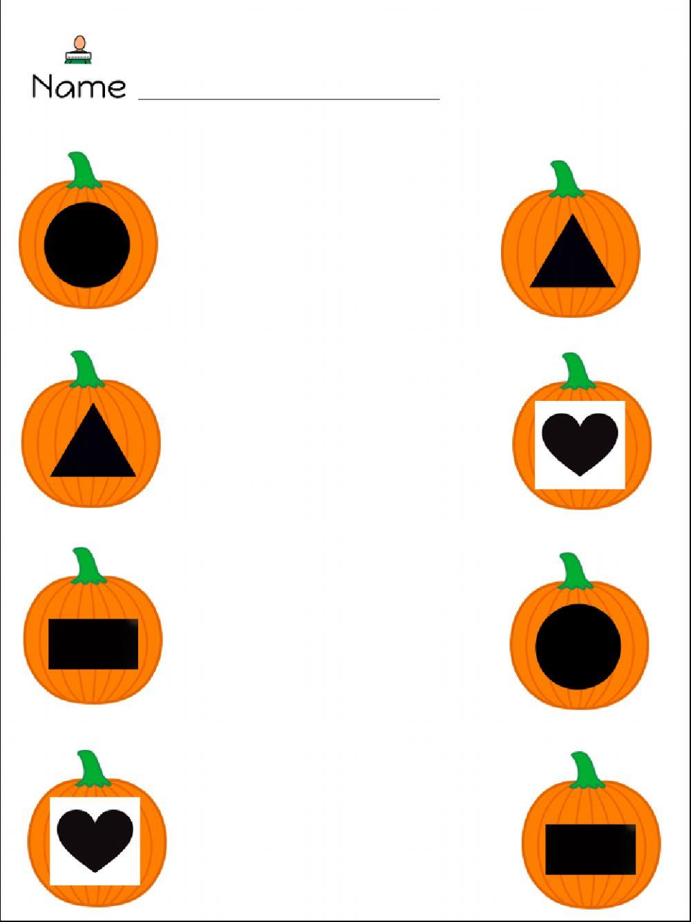 Pumpkin shape match