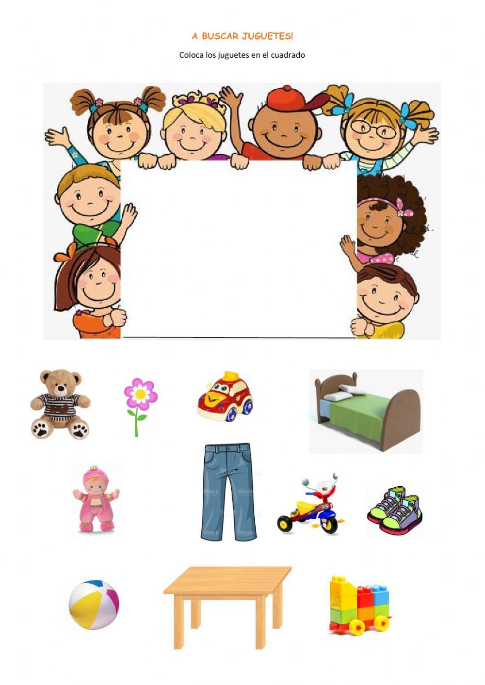 A buscar los juguetes