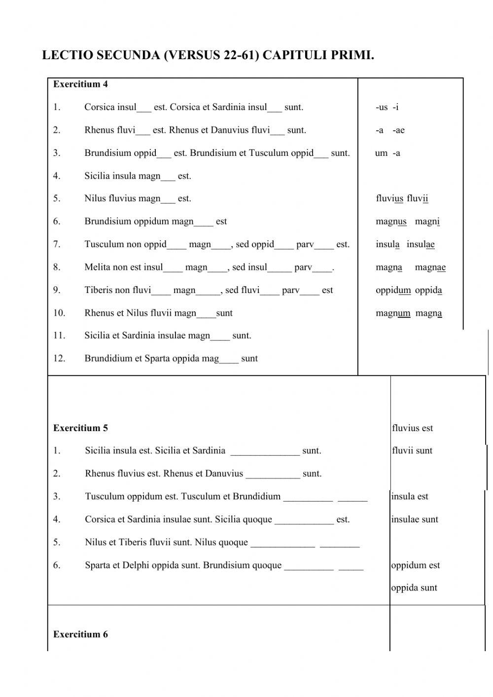 Llpsi lectio secunda capituli primi