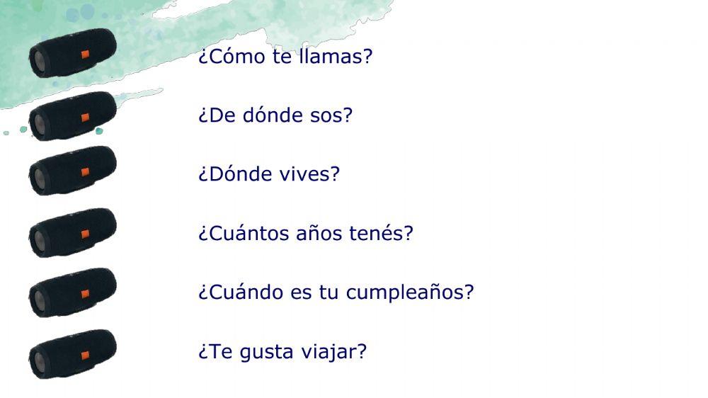 Preguntas personales