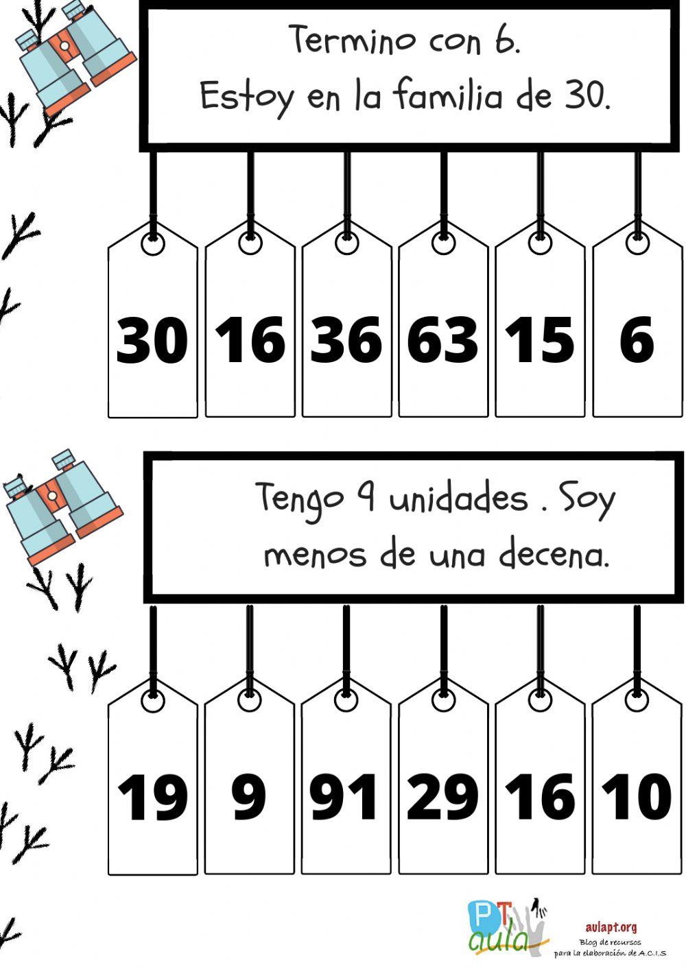 Descomposición números