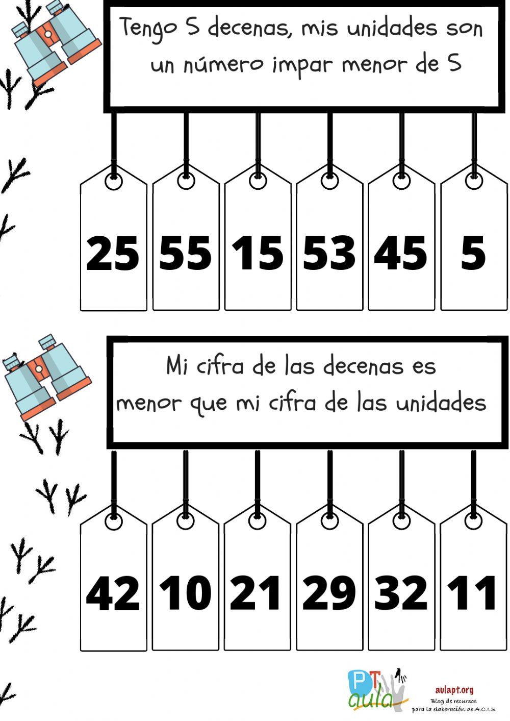 Descomposición números