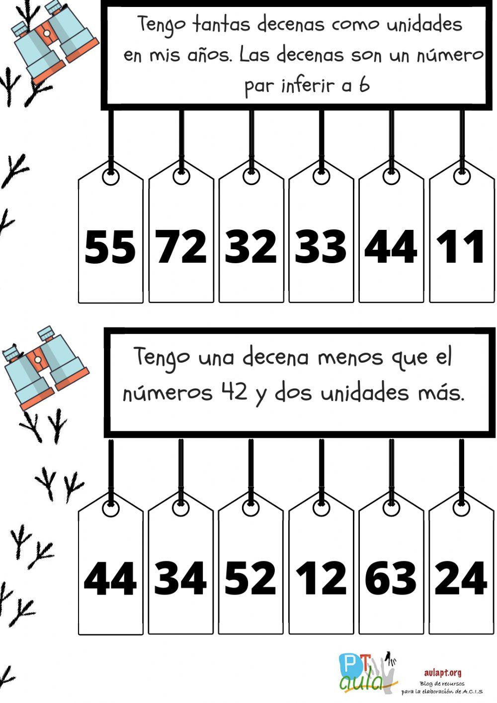 Descomposición números