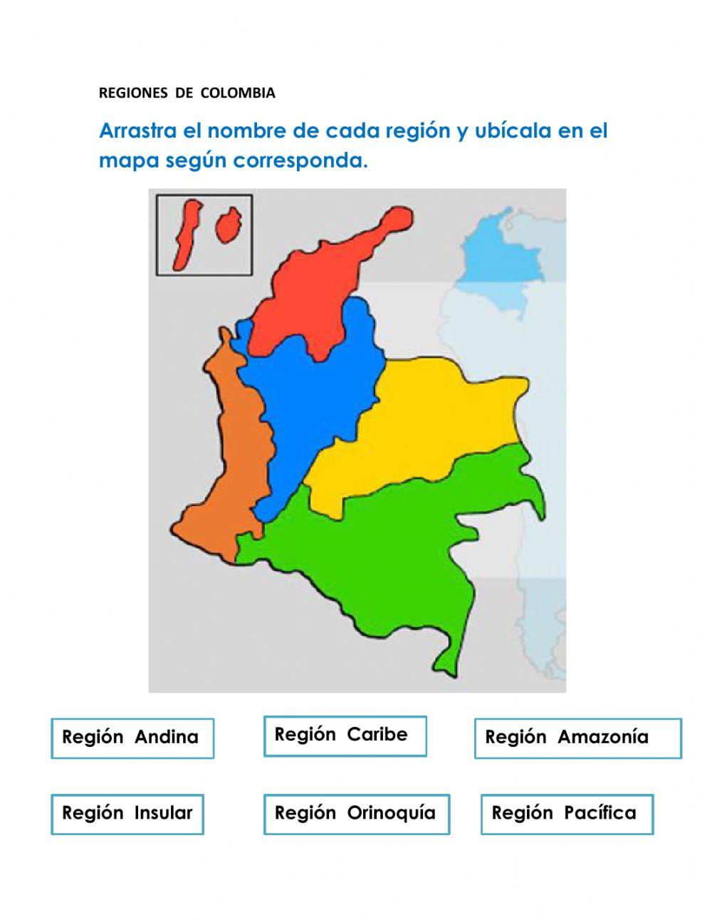 Regiones de colombia