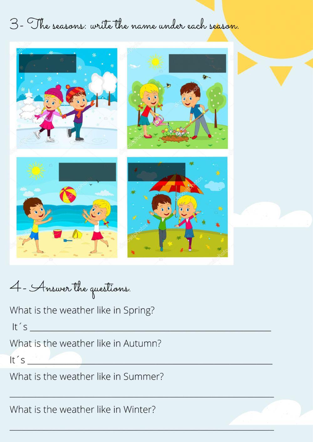 The weather and the seasons