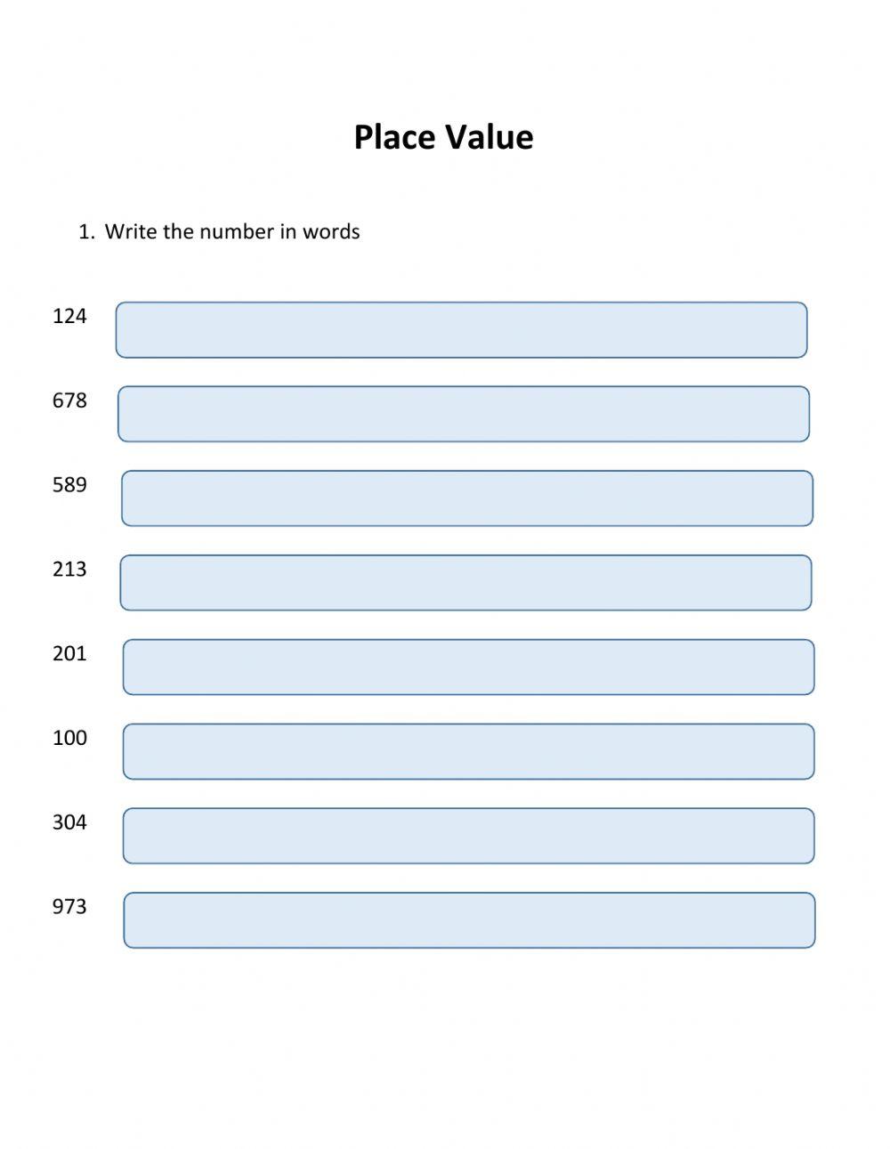 Place Value to 100
