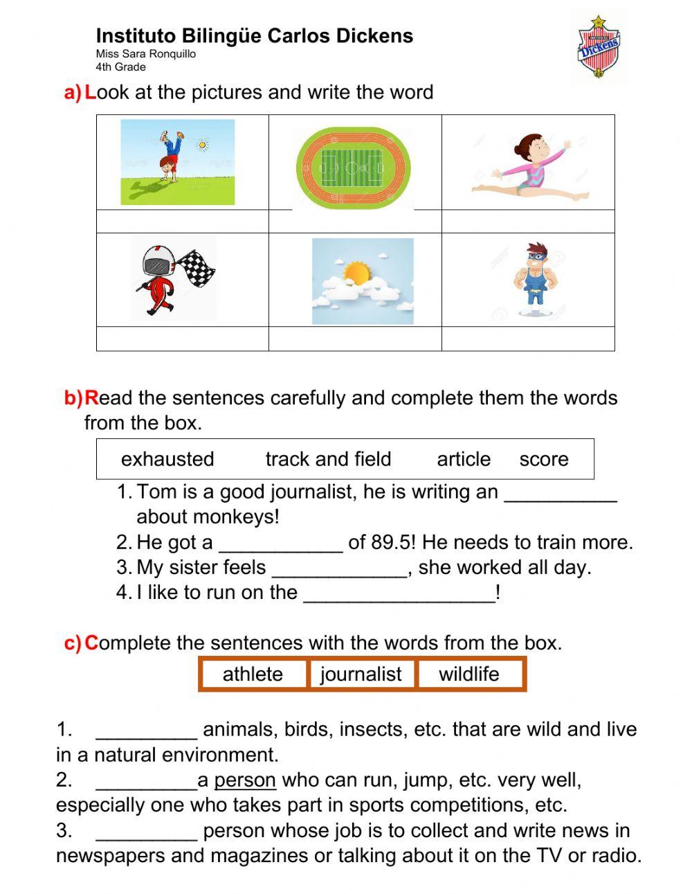 Vocabulary Quiz (List 3 - 4)